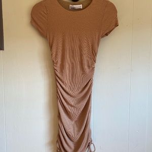 Bodycon scrunch dress.